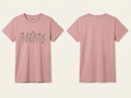 Rose Crew Tee front and back product image