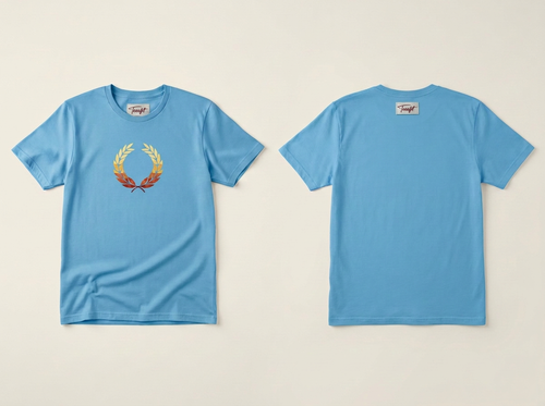 Aged Press Graphic Tee front and back product image